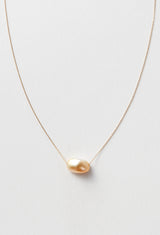Golden South Sea Pearl Long Necklace /80cm