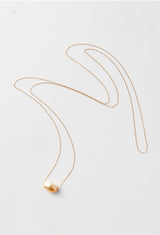 Golden South Sea Pearl Long Necklace /80cm