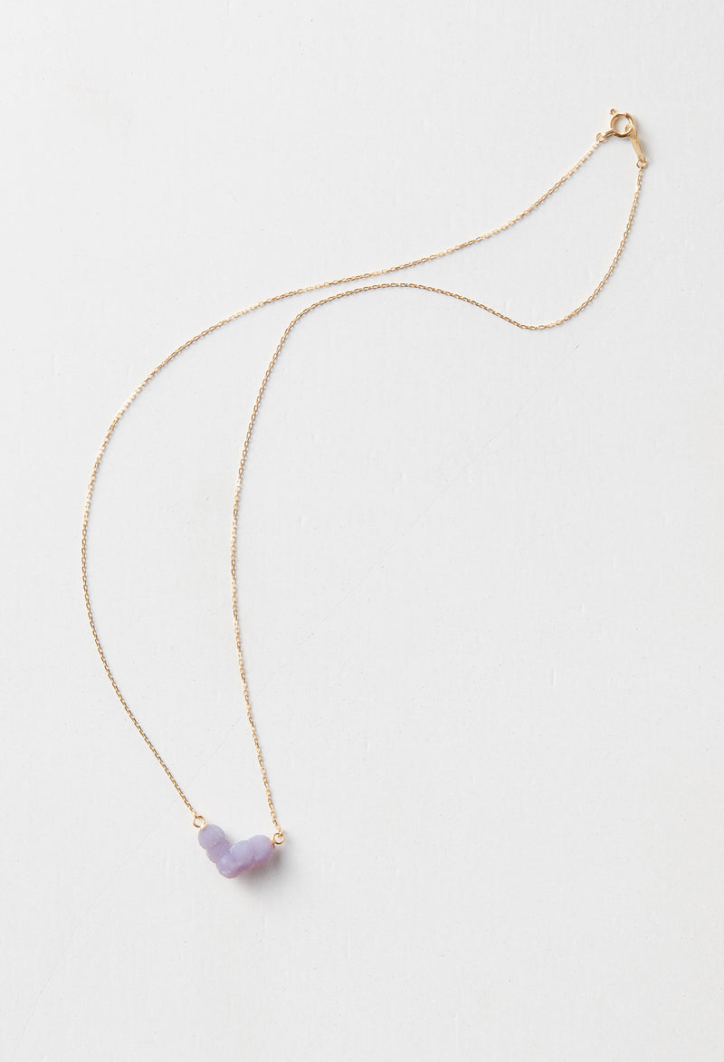 Grape Chalcedony Necklace