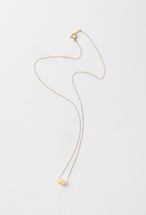 Gold Grossular Garnet  Necklace